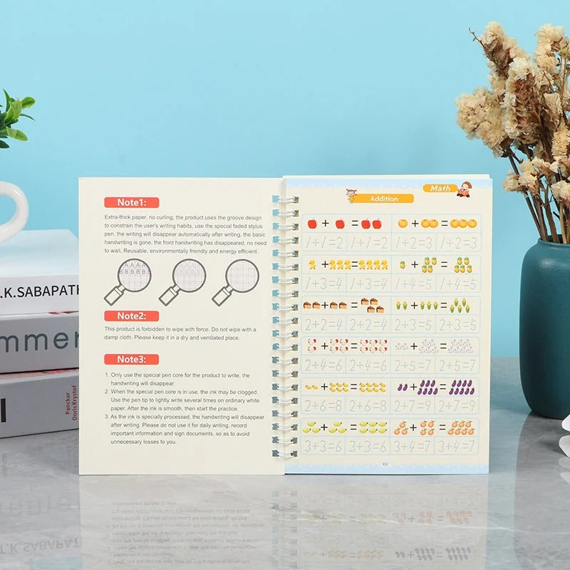 Grooved Handwriting Practice Book