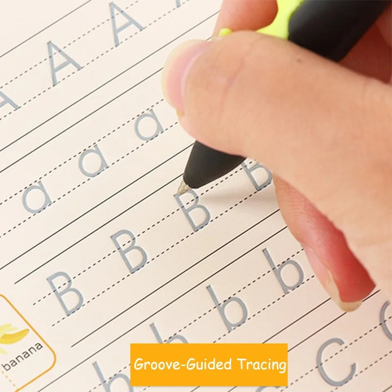 Grooved Handwriting Practice Book