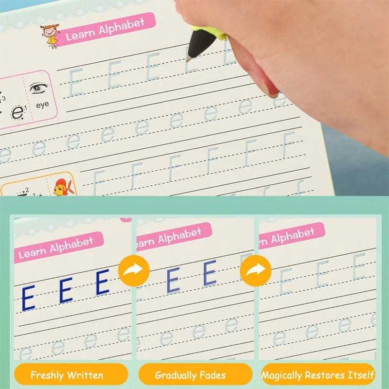 Grooved Handwriting Practice Book