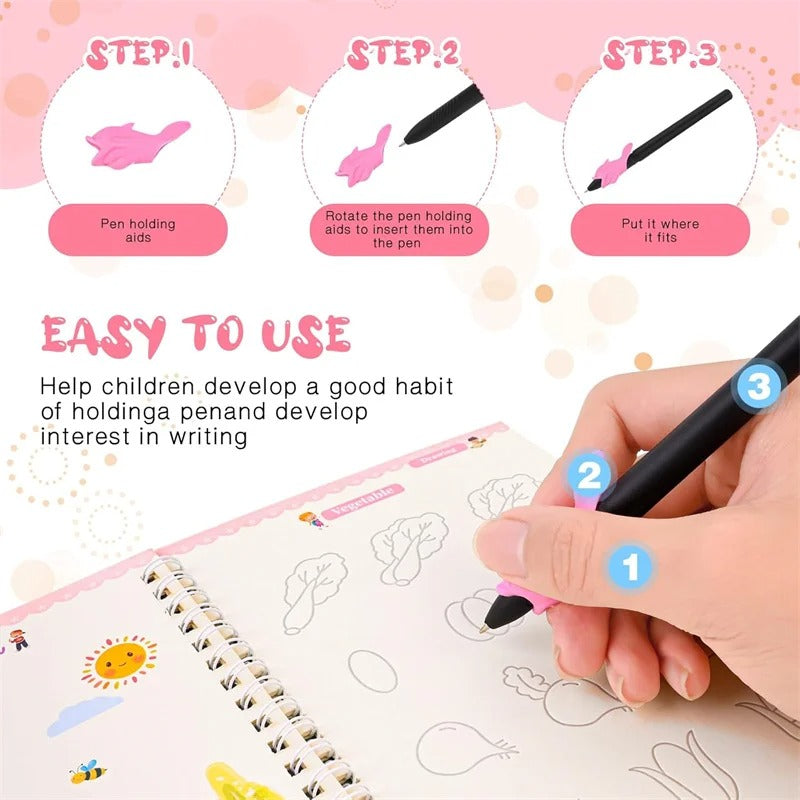 Grooved Handwriting Practice Book