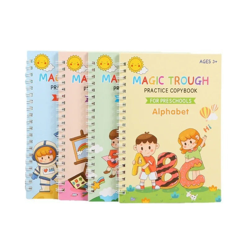 Grooved Handwriting Practice Book