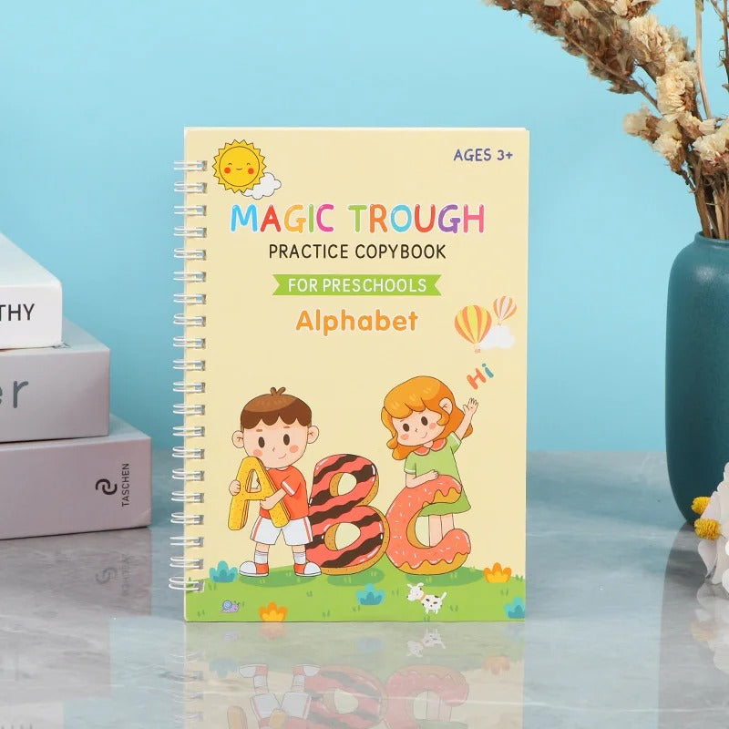 Grooved Handwriting Practice Book