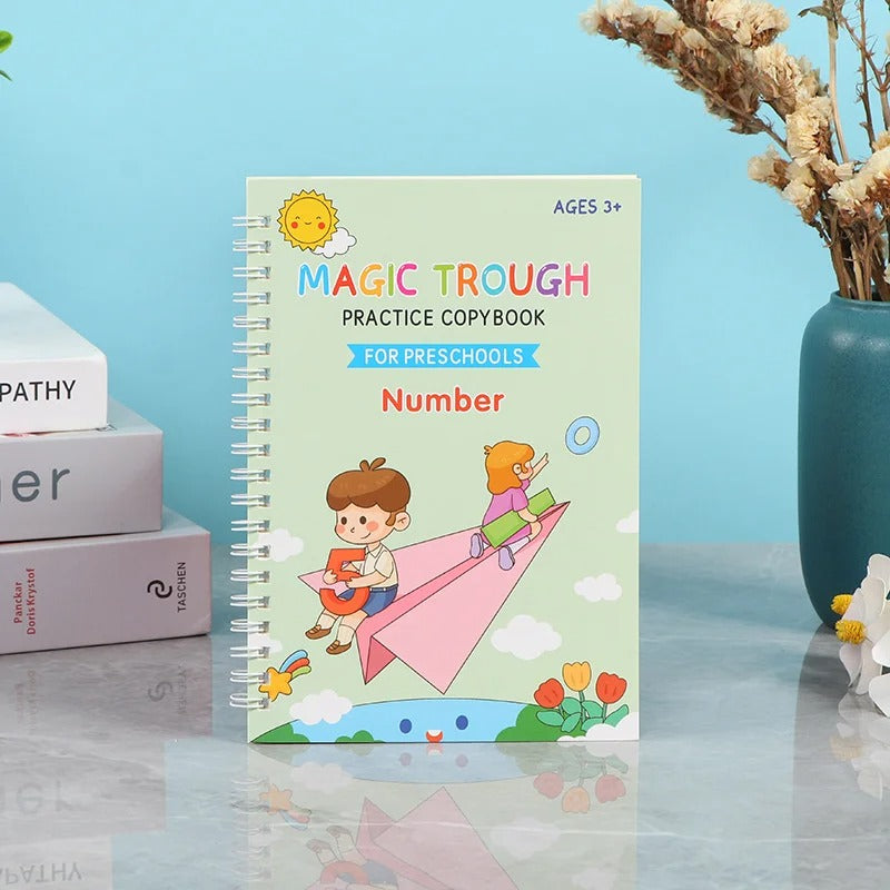 Grooved Handwriting Practice Book